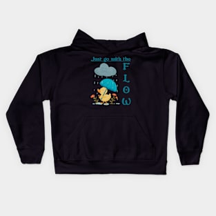 Just go with the flow Kids Hoodie